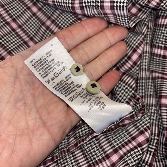 Tommy Bahama Button Up Mens XLarge Long Sleeve Island Modern Fit Purple‎ Black - Picture 10 of 10